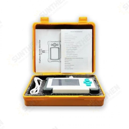 Carbon Dioxide Detector with Rechargeable Battery Portable CO2 Meter Tester CO2 Sensor with PDF Output Function