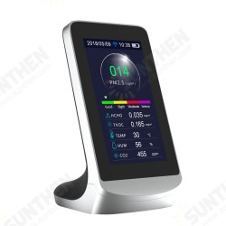 DM72B-wifi Air Quality Detector WIFI Infrared Carbon Dioxide CO2 Dust PM2.5 PM1.0 PM10 HCHO TVOC Detectors Instrument Compatible with Tuya DM72B-wifi Air Quality Detector WIFI Infrared Carbon Dioxide CO2 Dust PM2.5 PM1.0 PM10 HCHO TVOC Detectors Instrument Compatible with Tuya