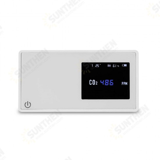 Household Air Quality Detector CO2 Tester with Electricity Quantity Temperature Humidity Display