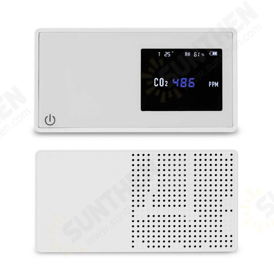 Household Air Quality Detector CO2 Tester with Electricity Quantity Temperature Humidity Display