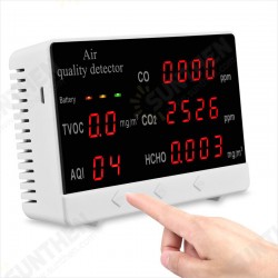 JSM-131CO Indoor Outdoor Air Quality Monitor Detector CO/HCHO/TVOC Tester CO2 Meter Gas Analyzer JSM-131CO Indoor Outdoor Air Quality Monitor Detector CO/HCHO/TVOC Tester CO2 Meter Gas Analyzer