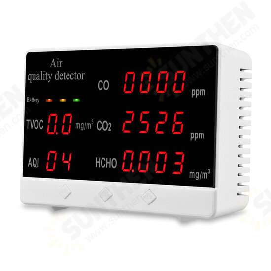 JSM-131CO Indoor Outdoor Air Quality Monitor Detector CO/HCHO/TVOC Tester CO2 Meter Gas Analyzer