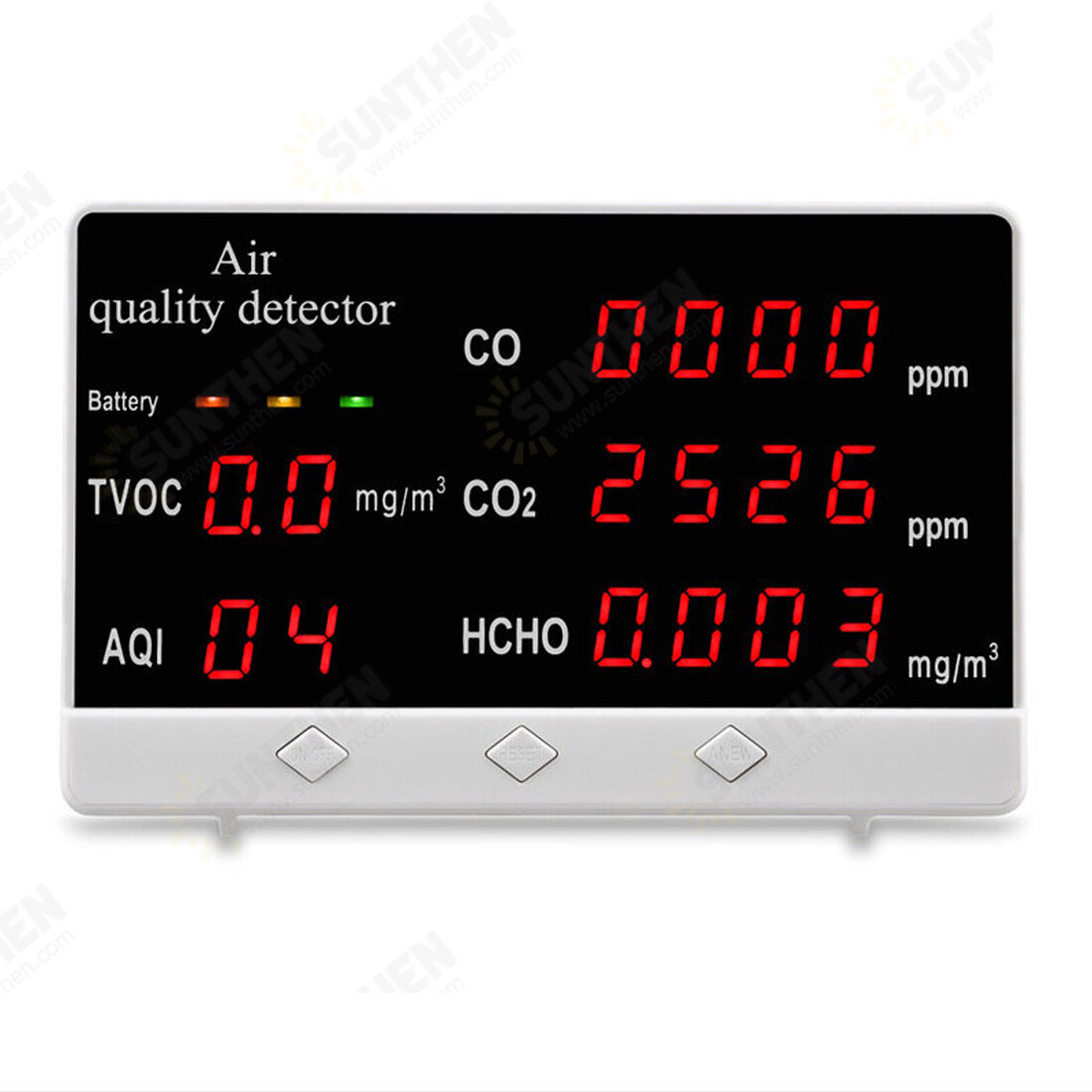JSM131CO Indoor Outdoor Air Quality Monitor Detector CO/HCHO/TVOC