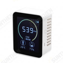 K02 Household Air Quality Detector CO2 Meter Multifunctional C02 Temperature Humidity Tester LCD Display with Backlight K02 Household Air Quality Detector CO2 Meter Multifunctional C02 Temperature Humidity Tester LCD Display with Backlight