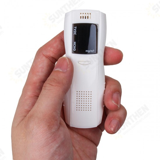 LCD Display Formaldehyde Detector HCHO TVOC Monitor Air Quality Tester