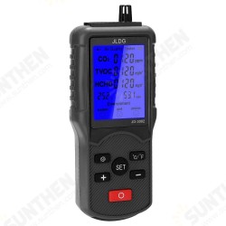 Multifunctional Air Quality Tester CO2 TVOC Meter Temperature Humidity Measuring Device Carbon Dioxide Monitor With LCD Screen Multifunctional Air Quality Tester CO2 TVOC Meter Temperature Humidity Measuring Device Carbon Dioxide Monitor With LCD Screen