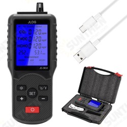 Multifunctional Air Quality Tester CO2 TVOC Meter Temperature Humidity Measuring Device Carbon Dioxide Monitor With LCD Screen Multifunctional Air Quality Tester CO2 TVOC Meter Temperature Humidity Measuring Device Carbon Dioxide Monitor With LCD Screen