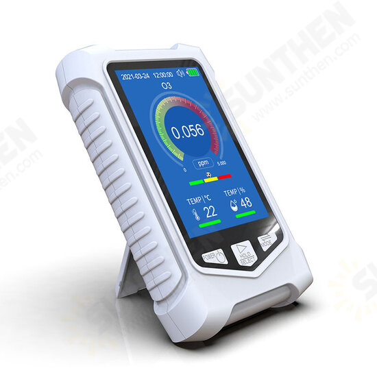 Ozone Detector Multifunctional Air Quality Monitor O? Concentration Detection Indoor Outdoor Thermometer Hygrometer Sensor