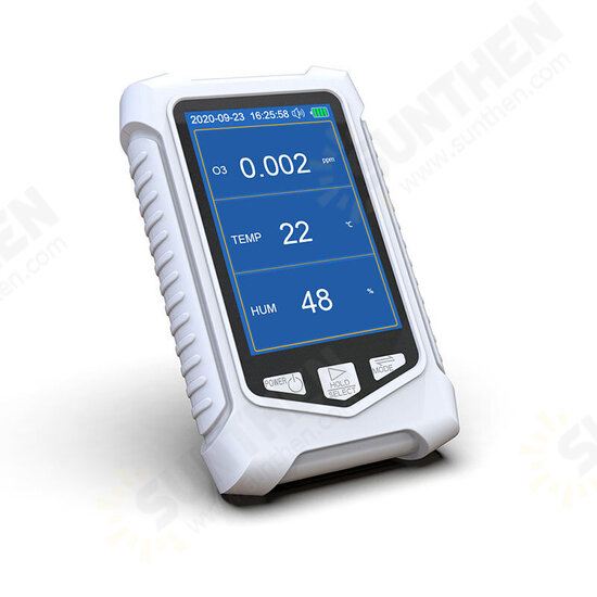 Ozone Detector Multifunctional Air Quality Monitor O? Concentration Detection Indoor Outdoor Thermometer Hygrometer Sensor