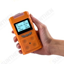 PLT850 Multifunction O2 H2S CO LEL 4 In 1 Gas Detector Meter Oxygen Hydrogen Sulfide Carbon Monoxide Combustible Gas Leak Detector PLT850 Multifunction O2 H2S CO LEL 4 In 1 Gas Detector Meter Oxygen Hydrogen Sulfide Carbon Monoxide Combustible Gas Leak Detector