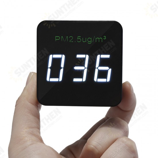 Portable Digital PM2.5 Detector Air Quality Monitor Meter Tester