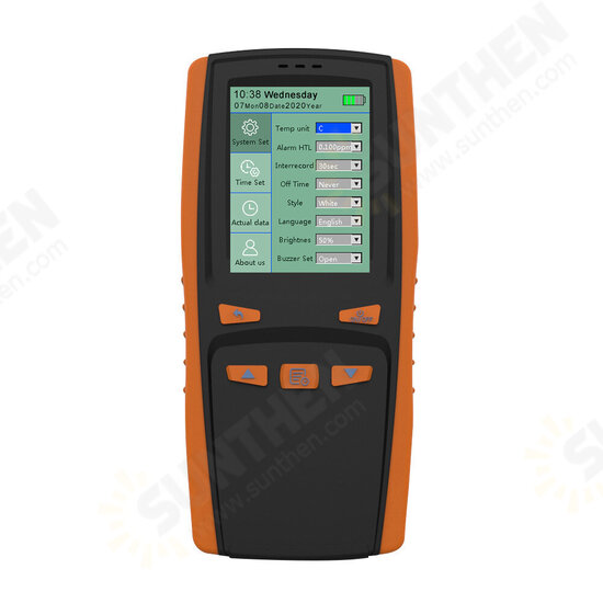 Portable Ozone Analyzer Multifunctional O? Ozone Meter Air Detector Intelligent Sensor Ozone Meter Air Quality Pollution Monitor