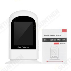 Rechargeable Carbon Dioxide Detector Portable LCD Digital CO2 Meter Tester Temperature & Humidity Meter CO2/RH/Temp. 3in1 Air Quality Detector Rechargeable Carbon Dioxide Detector Portable LCD Digital CO2 Meter Tester Temperature & Humidity Meter CO2/RH/Temp. 3in1 Air Quality Detector