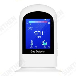 Rechargeable Carbon Dioxide Detector Portable LCD Digital CO2 Meter Tester Temperature & Humidity Meter CO2/RH/Temp. 3in1 Air Quality Detector Rechargeable Carbon Dioxide Detector Portable LCD Digital CO2 Meter Tester Temperature & Humidity Meter CO2/RH/Temp. 3in1 Air Quality Detector