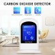 Rechargeable Carbon Dioxide Detector Portable LCD Digital CO2 Meter Tester Temperature & Humidity Meter CO2/RH/Temp. 3in1 Air Quality Detector