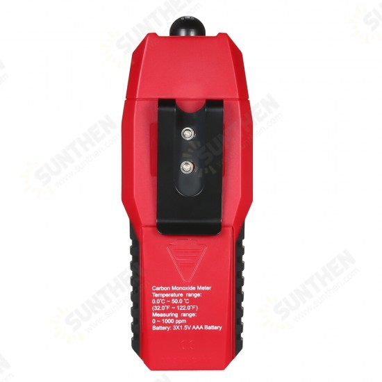 ST9700 Handheld 2 in 1 CO Gas Detector Temperature Meter Carbon Monoxide Analyzer Air Quality Monitor Gas Leak Analyzers LCD Color Display