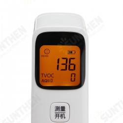 Smart Air Formaldehyde Gas Detector Monitors Tester For HCHO/TVOC/AQI Detection Smart Air Formaldehyde Gas Detector Monitors Tester For HCHO/TVOC/AQI Detection