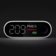 PM2.5 Air Detector Portable Sensitive Air Quality Tester LED Screen Three-color Digital Indicator Laser Sensor Rechargeable Lithium Battery - White