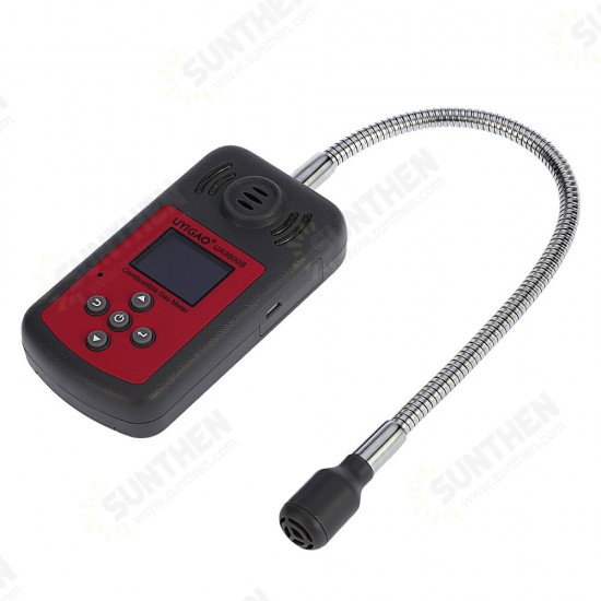 UA9800B LCD Digital Combustible Gas Detector Automotive Gas Leak Meter Location Determine Diagnostic-tool with Sound Light Alarm