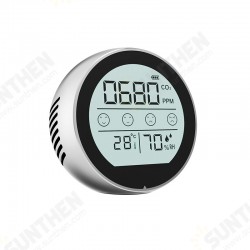 ZN-P8 Digital CO2 Gas Analyzer 400-5000ppm Air Quality Monitor NDIR Infrared Detection Gas Detector with Temperature Humidity Display ZN-P8 Digital CO2 Gas Analyzer 400-5000ppm Air Quality Monitor NDIR Infrared Detection Gas Detector with Temperature Humidity Display