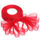 50 Yard 25mm Transparent Organza Ribbon Wedding Party DIY Decoration