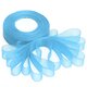 50 Yard 25mm Transparent Organza Ribbon Wedding Party DIY Decoration