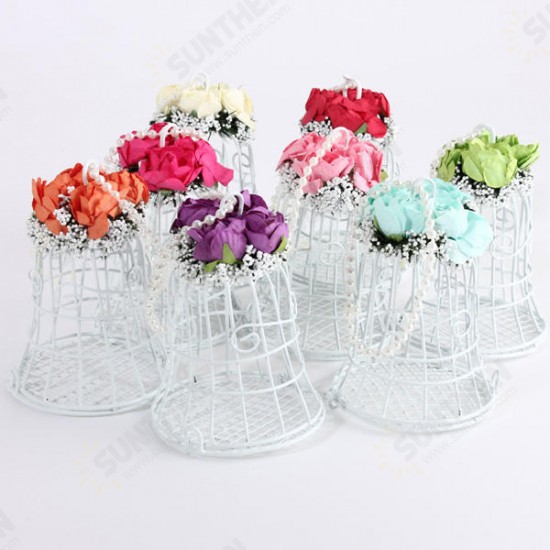 Bird Cage Wedding Candy Sweet Box Party Gift Candy Boxes Chocolate Flower Metel Box