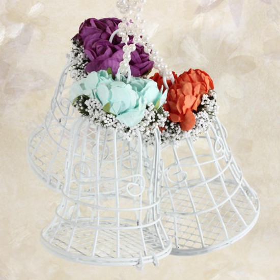 Bird Cage Wedding Candy Sweet Box Party Gift Candy Boxes Chocolate Flower Metel Box