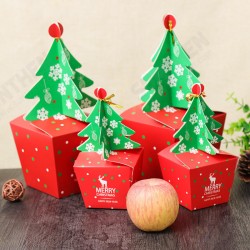 Christmas 2017 Paper Gift Box Candy Box Fit Wedding Party Christmas Tree Pattern Jewelry Packaging B Christmas 2017 Paper Gift Box Candy Box Fit Wedding Party Christmas Tree Pattern Jewelry Packaging B