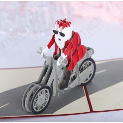 Christmas 3D Motorcycle Santa Claus Pop Up Greeting Card Christmas Gifts Party Greeting Card Christmas 3D Motorcycle Santa Claus Pop Up Greeting Card Christmas Gifts Party Greeting Card