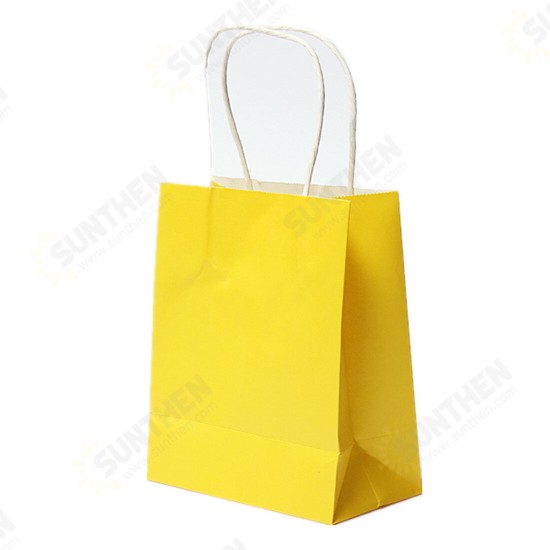 Colorful Kraft Paper Gift Bag Wedding Party Handle Paper Gift Bags