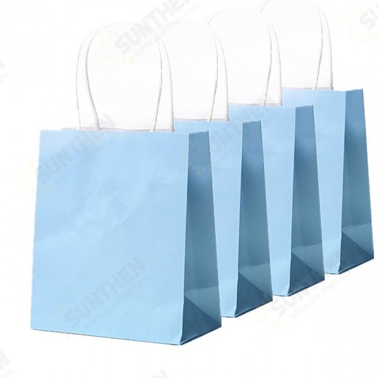 Colorful Kraft Paper Gift Bag Wedding Party Handle Paper Gift Bags