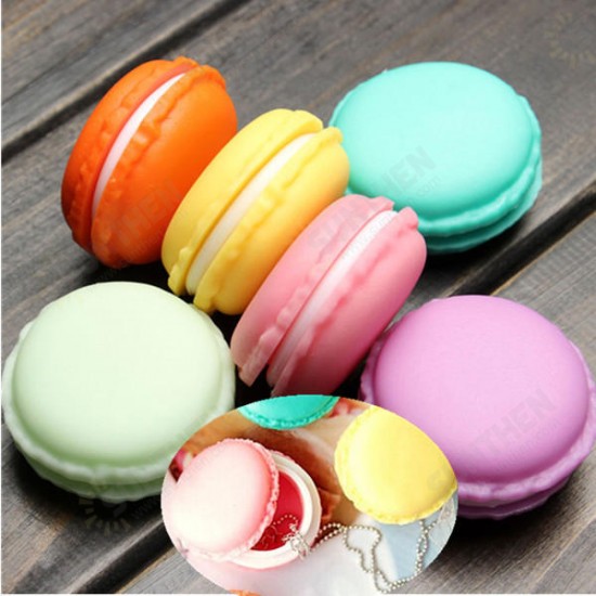 Cute Candy Color Macaron Mini Birthday Gift Box Waterproof Storage Jewelry Rings Pill Box