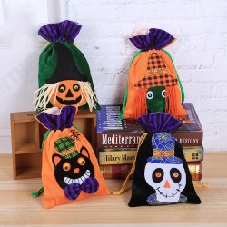 Halloween Children Chocolate Candy Packaging Bag Velvet Gift Bag Halloween Children Chocolate Candy Packaging Bag Velvet Gift Bag