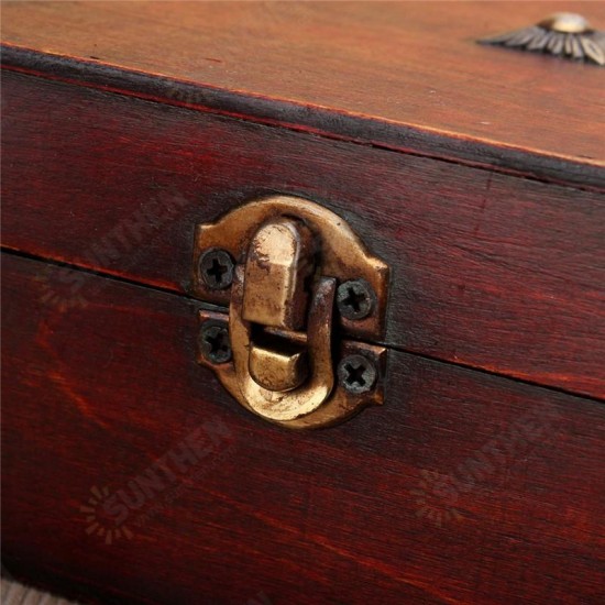 Large Vintage Wooden Storage Present Candy Gift Box Wedding Party Jewelry Gift Big Box