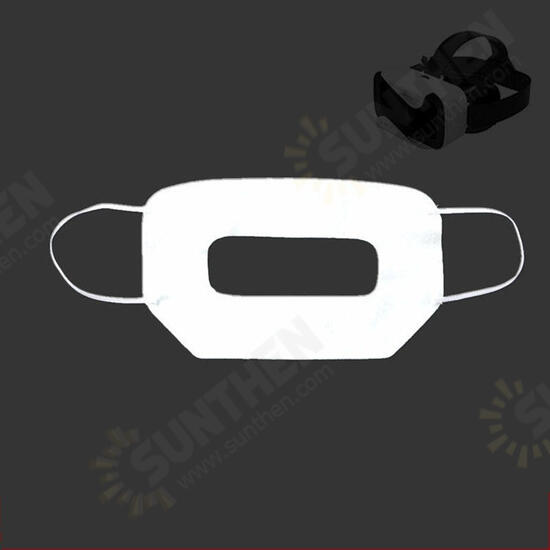 100pcs Disposable for Oculus Rift VR Eye Mask Protective Hygiene White Mask for VR Glasses Eye mask Virtual Reality 20*12cm