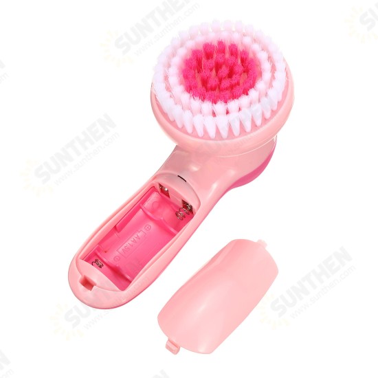 12 in 1 Electric Facial Cleaning Brush Wash Face Nose Skin Pore Cleaner Body Massage Beauty Machine