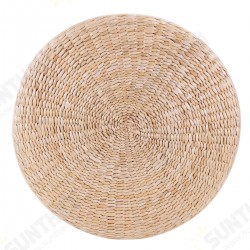 50cm Round Pouf Tatami Cushion Floor Cushions Natural Straw Meditation Yoga Mats 50cm Round Pouf Tatami Cushion Floor Cushions Natural Straw Meditation Yoga Mats