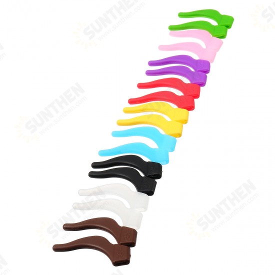 Colorful Silicone Sports Temple Tips Anti-slip Glasses Cover for Reading Glasses Sunglasses