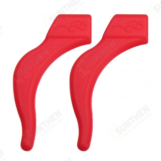 Colorful Silicone Sports Temple Tips Anti-slip Glasses Cover for Reading Glasses Sunglasses Colorful Silicone Sports Temple Tips Anti-slip Glasses Cover for Reading Glasses Sunglasses