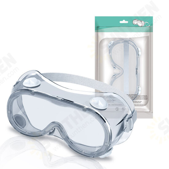 FDA CE Safety Goggles Anti Fog Dust Protective Goggles Splash-proof Glasses Lens Lab Work Eye Protection