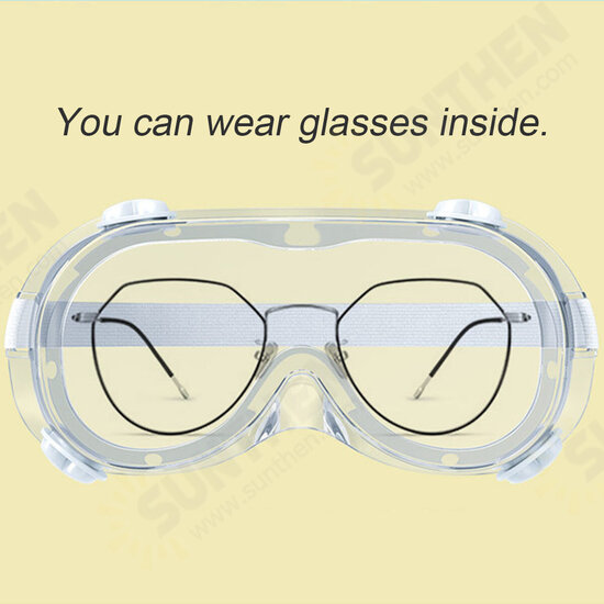 FDA CE Safety Goggles Anti Fog Dust Protective Goggles Splash-proof Glasses Lens Lab Work Eye Protection FDA CE Safety Goggles Anti Fog Dust Protective Goggles Splash-proof Glasses Lens Lab Work Eye Protection