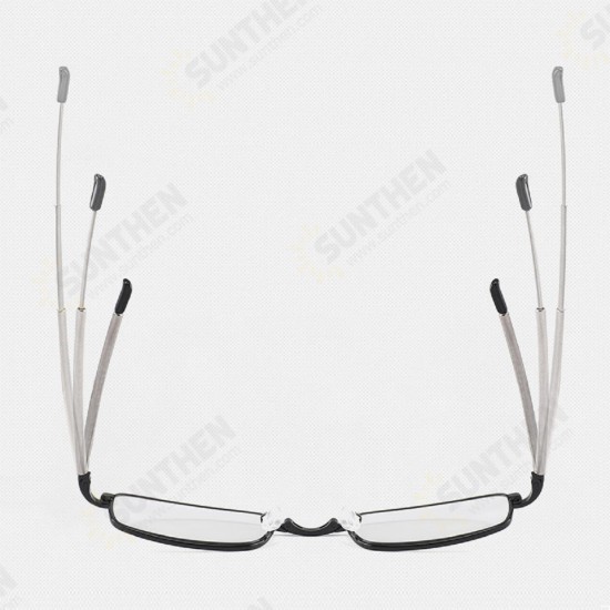 Fashion Blue-light-proof High-end Antenna Folding Presbyopic Intelligent Discoloration Multi-focus Metal Presbyopic Glasses for Men And Women Reading Glasses