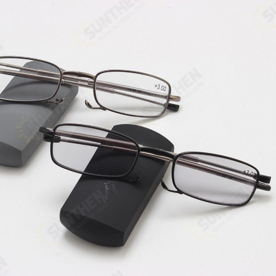 Folding Discolored Presbyopic Glasses for Men and Women with UV-resistant Comfortable Metal Presbyopic Glasses Reading Glasses Folding Discolored Presbyopic Glasses for Men and Women with UV-resistant Comfortable Metal Presbyopic Glasses Reading Glasses