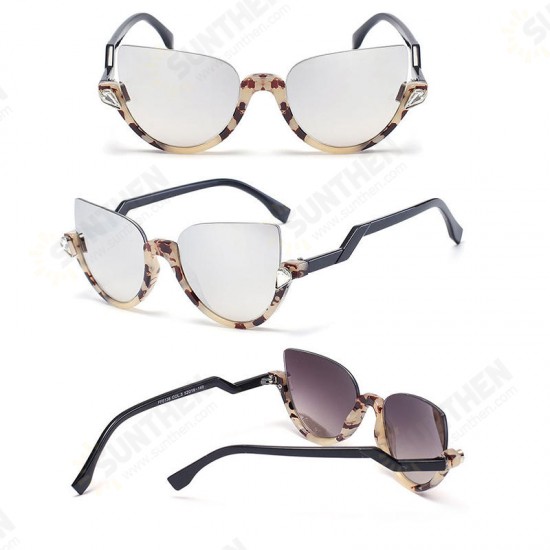 Men Women Personality Metal Frame Glasses UV400 90% Visible Light High Precision Sunglasses