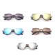 Men Women Personality Metal Frame Glasses UV400 90% Visible Light High Precision Sunglasses