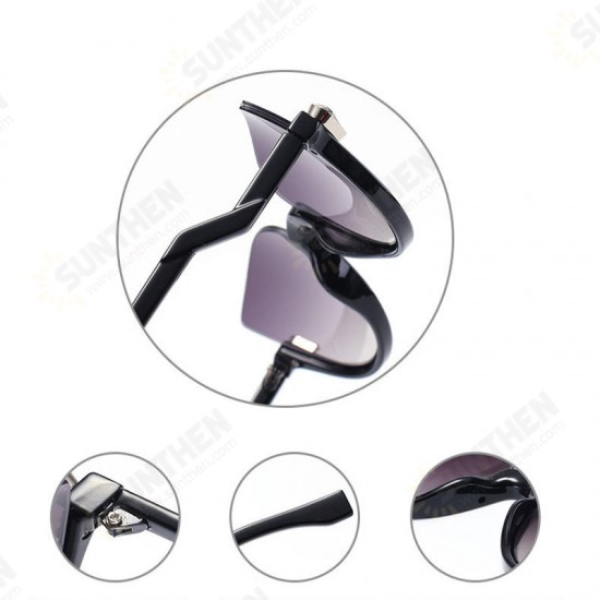 Men Women Personality Metal Frame Glasses UV400 90% Visible Light High Precision Sunglasses