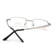 Mens Women Foldable Ultralight Metal Frame Vision Care Reading Glasses Eyeglasses With Case