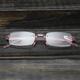 Pink Rimless Light Presbyopic Reading Glasses Fatigue Relieve Strength 1.0 1.5 2.0 2.5 3.0