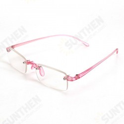 Pink Rimless Light Presbyopic Reading Glasses Fatigue Relieve Strength 1.0 1.5 2.0 2.5 3.0 Pink Rimless Light Presbyopic Reading Glasses Fatigue Relieve Strength 1.0 1.5 2.0 2.5 3.0
